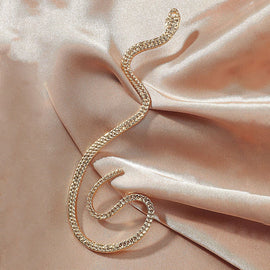 Ear Clip Vintage Zircon Snake-shaped Earrings Emiraa
