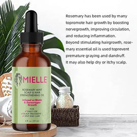 Rosemary Mint Scalp & Hair Strengthening Oil (Original) Emiraa